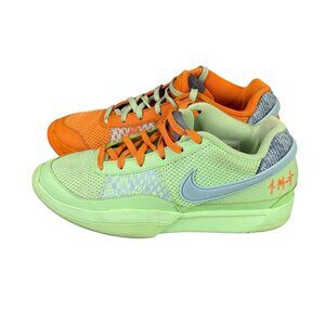Nike Ja 1 Shoes Mens 7.5 Mismatched Orange Green Basketball Sneakers FQ4796-800